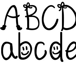 Bows And Boots Font File