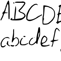 BrandonsHandwriting Font File