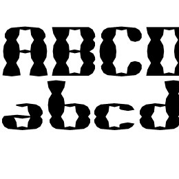 Brass Knuckle SS BRK Font File