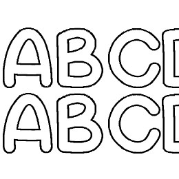 Bubble Letters Font File