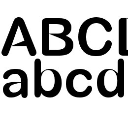 bubble sharp Font File