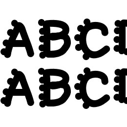 bubblefont Font File