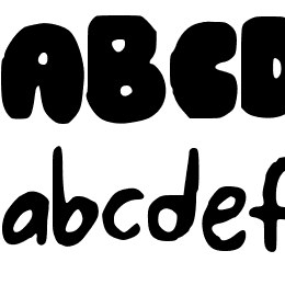 BubbleWriting Font File