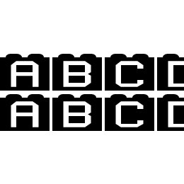 Building Blocks Font File