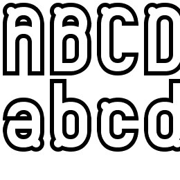 Bumped BRK Font File