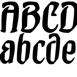 Burgfest Font File