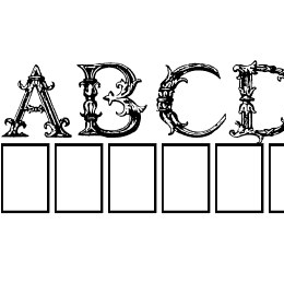 Burgoyne_Initials Font File