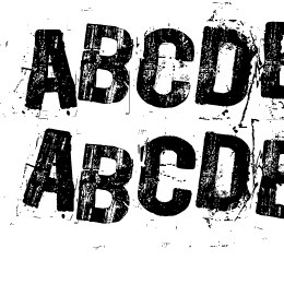 Burn out, fade away Font File