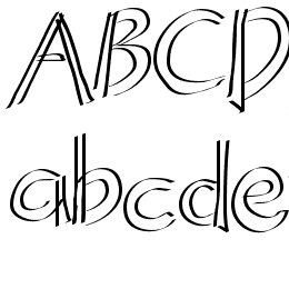 Butterfly Comic Logo Font File