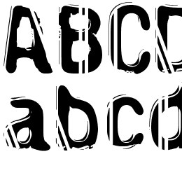 Caged Prisoner Font File