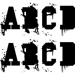 Carnage College Font File