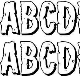 Carnival Corpse Shadow Expanded Font File