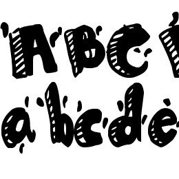 CARTOON 80 Font File