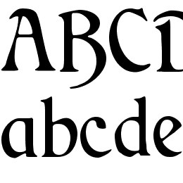 CAT Childs Font File