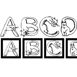 CatsAlphabet Font File