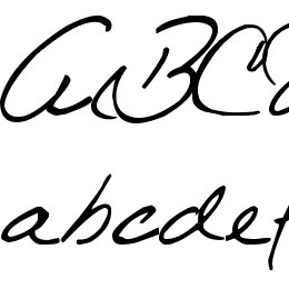 Celine Dion Handwriting Font File