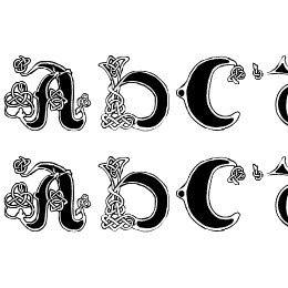 Celtic Knot Font File