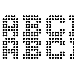 CF Dots 521 Font File