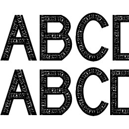 CF Industrial Fabrics Font File