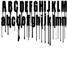 CF My Bloody Valentine Font File