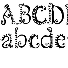 CF Spirality Font File