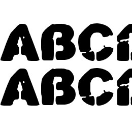 CF Stencil O Rama Stamp Font File