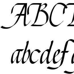 Chancery Cursive - DGL Italic Font File