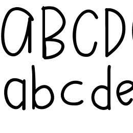 CharleeDoodles Font File