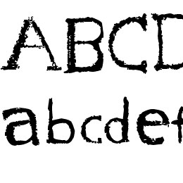 Chase's Sketch Font File