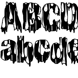 CheapHorror Font File