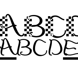 CheckerHat Font File