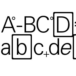 Chemistry Font File