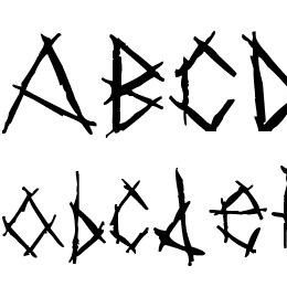 Chiken Skratch Font File