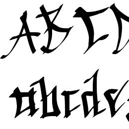 Chinese Calligraphy Font File