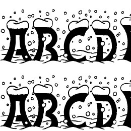 Christmas Snow Font File