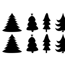 Christmas Trees Font File