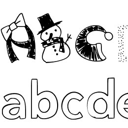 ChristmasgocDani Font File