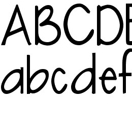 Cindys Hand Font File