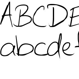 Circ Handwriting Font File