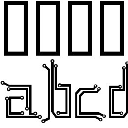 Circuit board Font File