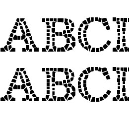 Classic Mosaic Font File