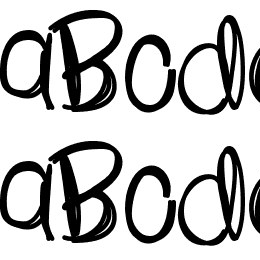 CloudsAndBlue Font File