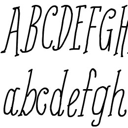 Coffee Written Italic Font File