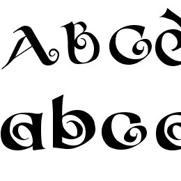 CoiledUncial Font File