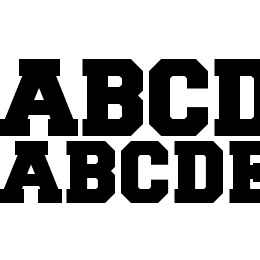 CollegiateBlackFLF Font File