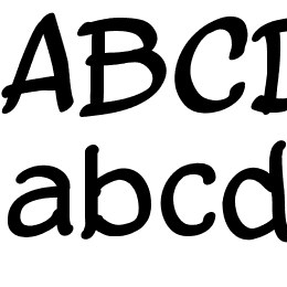 Comic Balloon Font File