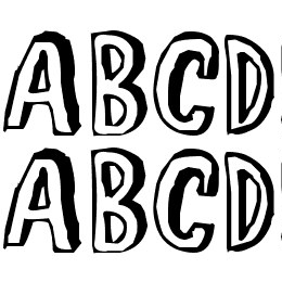 Comic Zine Font File