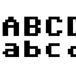 Commodore 64 Pixelized Font File