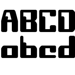 COMPUTER Robot Font File