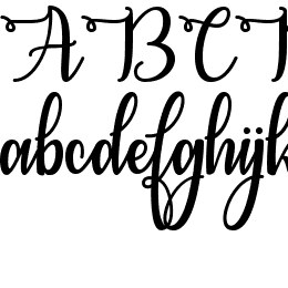 Congrats Calligraphy Font File